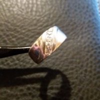 Среб.пръстен-с циркони-проба-925. Закупен от Италия., снимка 4 - Пръстени - 21735925