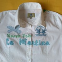 Дамска риза La Martina/Ла Мартина, 100% оригинал с много апликации, снимка 2 - Ризи - 22988615