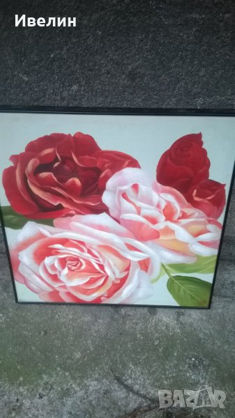 картина-цветя, снимка 1