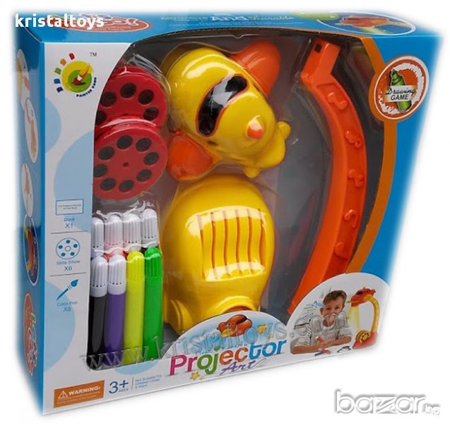Детски комплект за рисуване с прожектор 290886 , снимка 1