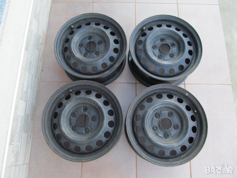 оригинални железни джанти 15'' за FIAT SEDICI,TOYOTA,SUZUKI SWIFT, снимка 1