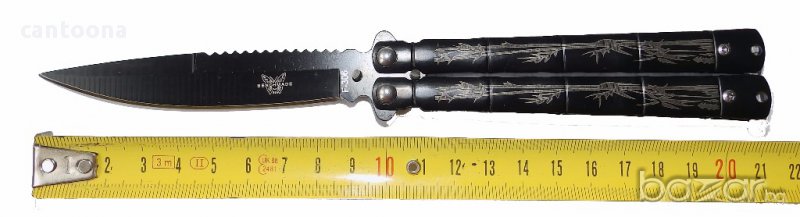Сгъваем нож Benc Made тип пеперуда 99 х 215 F-306, снимка 1
