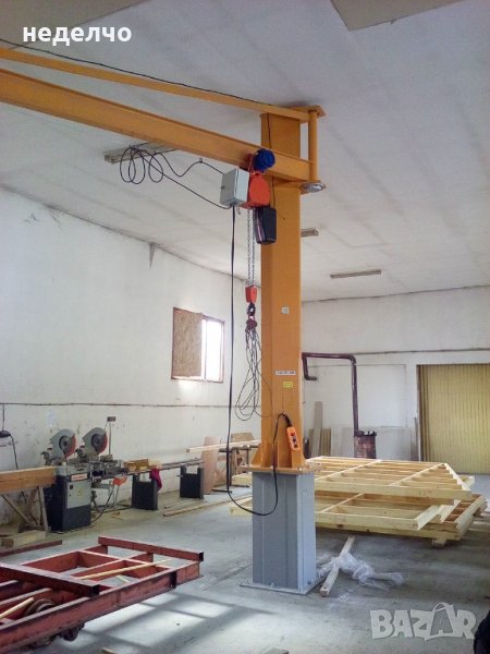 конзолен кран 1 тон и телфер, снимка 1