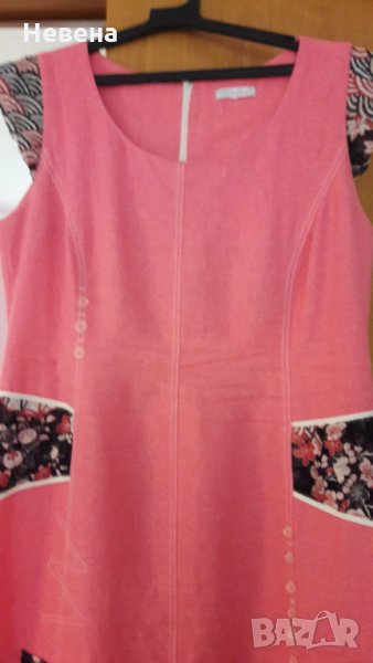 Лятна рокля от лен, снимка 1