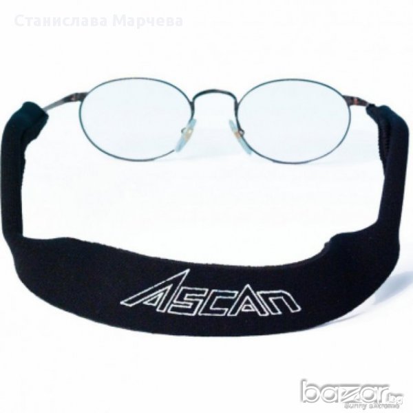 Неопренов държач за очила Ascan черен, снимка 1