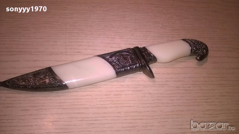 Красив и стилен нож с кания-21/4см-внос швеицария, снимка 1