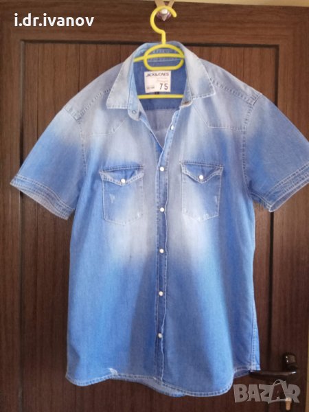 мъжка дънкова риза , снимка 1