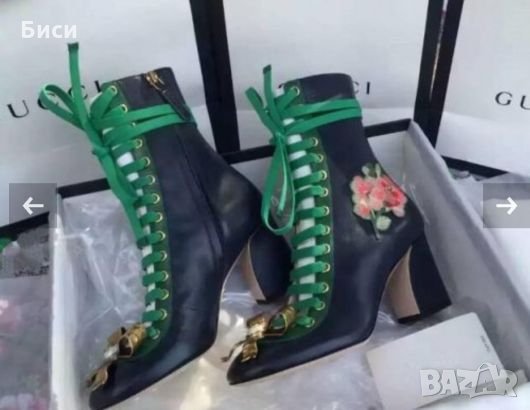 Gucci/Гучи -боти,естествена кожа ,н.37, снимка 1