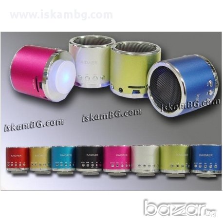 Мини MP3 тонколонка с радио FM / KD - MN02 KAIDAER /, снимка 1