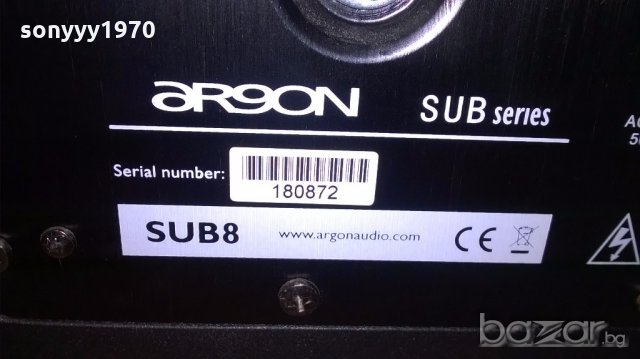 argon sub series-32х32х30см-активен буфер-внос швеицария, снимка 13 - Тонколони - 19774100