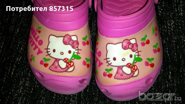 Кроксове Hello Kitty №28, снимка 8 - Детски сандали и чехли - 9710597