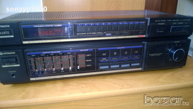  hitachi hta-d30-stereo receiver-нов внос от франция, снимка 5 - Ресийвъри, усилватели, смесителни пултове - 10324844
