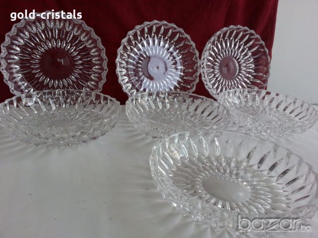 кристални чинии купи немски кристал , снимка 10 - Антикварни и старинни предмети - 19375855