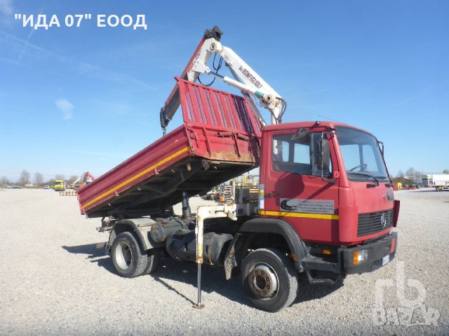 Самосвал с кран 4х4 MERCEDES 1114 ПРОДАДЕН