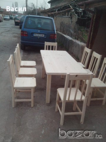  маси столове от дърво, снимка 8 - Маси - 10970300