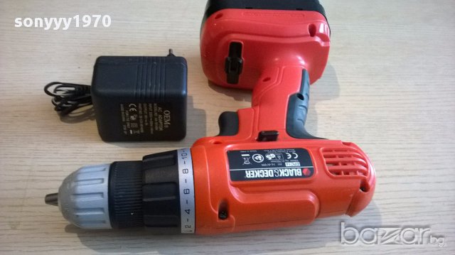 Black&decker 14.4v+batt+charger-внос швеицария, снимка 4 - Други инструменти - 13830816