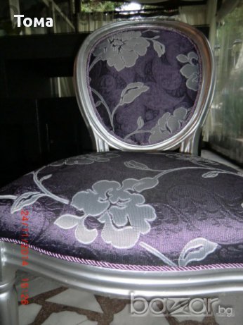 4броя Ретро стол барок уникален нов, снимка 3 - Столове - 11796354