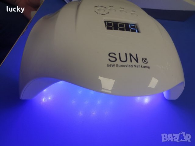 UV LED лампа за маникюр SUN X 54W , 72W, снимка 12 - Педикюр и маникюр - 25559124