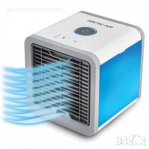Мини Климатик , въздушен охладител Arctic Air USB охлаждане и овлажняване на въздуха с Led осветлени