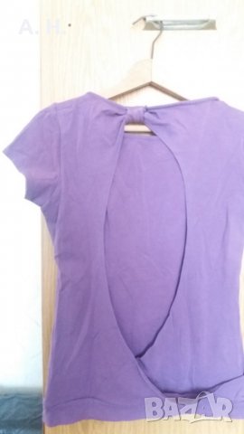 лилава тениска, снимка 2 - Детски тениски и потници - 22484033