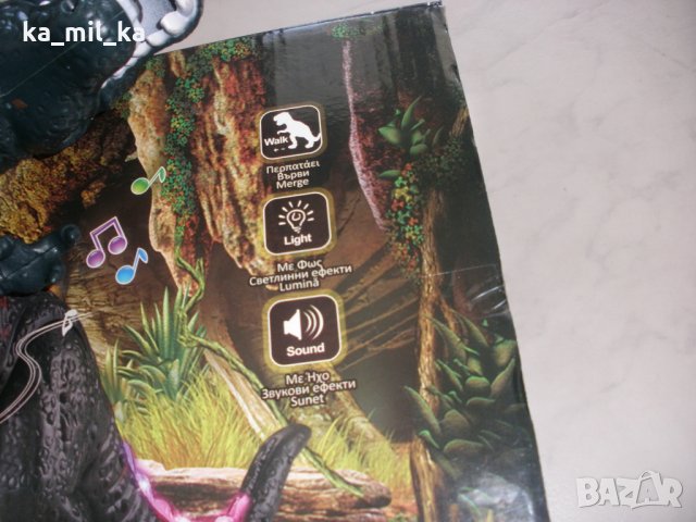 Детска Играчка-Динозавър-със звук и светлини, снимка 5 - Музикални играчки - 25179460