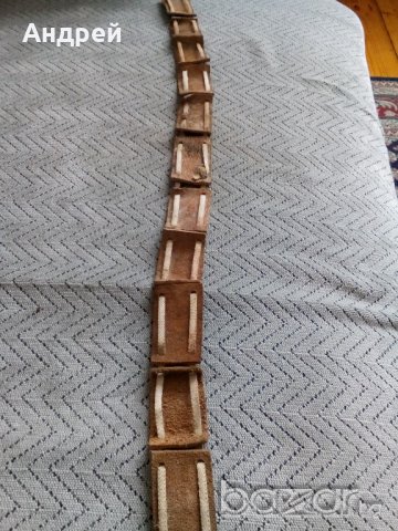 Стар кожен колан #3, снимка 5 - Антикварни и старинни предмети - 20697159