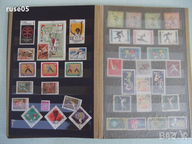 Класьор стар с пощенски марки, снимка 6 - Филателия - 25995319