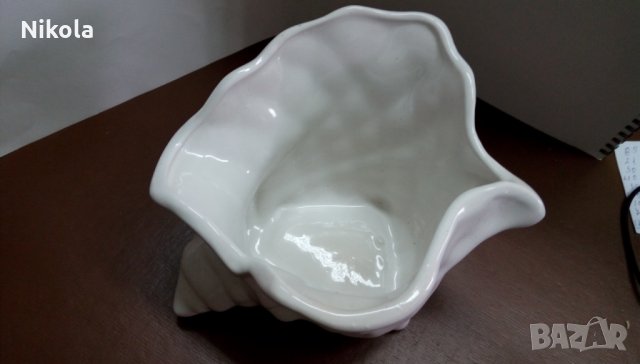 Ваза или декоративна купа с формата на раковина, снимка 5 - Декорация за дома - 24113637