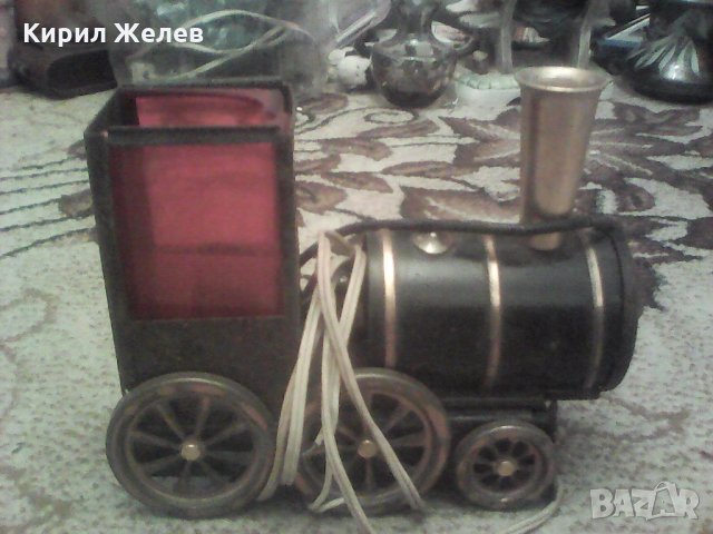 Старо влакче метално лампа нощна А 412 , снимка 2 - Колекции - 26069831
