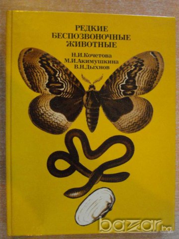 Книга "Редкие беспозвоночные животные-Н.Кочетова" - 208 стр.