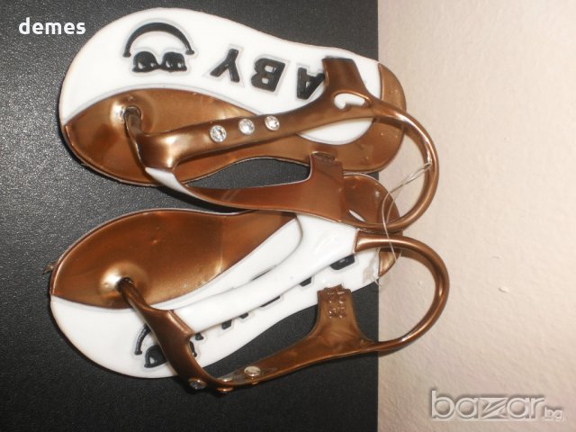 Детски силиконови сандали, нови, номер 23, снимка 4 - Детски сандали и чехли - 21263020