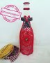 Ръчно декорирани бутилки за домашен алкохол, снимка 11