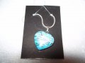 синьо сърце, снимка 1 - Колиета, медальони, синджири - 12944221