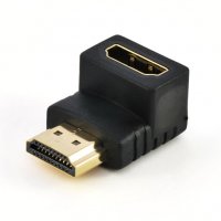Нов преход F HDMI на M HDMI, Г-образен - видео преходи, снимка 1 - Кабели и адаптери - 22249609