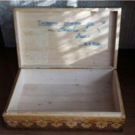Дървена кутия голяма за бижута стара, снимка 2 - Антикварни и старинни предмети - 16384411