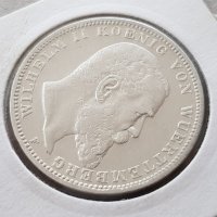 3 марки 1909 F Вюртемберг Германия Рядка Сребърна монета, снимка 6 - Нумизматика и бонистика - 20740368