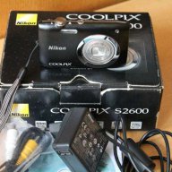 HD Nikon Colpix S2600 14MP фотоапарат като нов, снимка 1 - Фотоапарати - 11088224