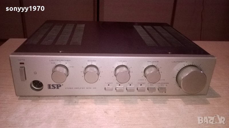 &isp serie 200-stereo amplifier-made in japan-внос франция, снимка 1