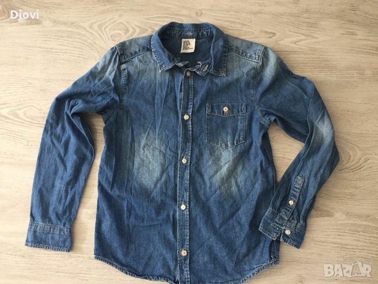 Детска дънкова ризка Н&М.  10/11г, снимка 1