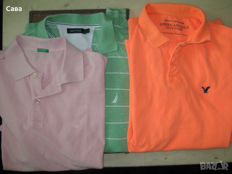 Блузи BENETTON, NAUTICA, AMERICAN EAGLE   мъжки,ХЛ, снимка 1