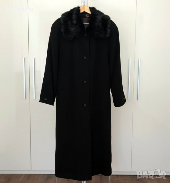 Луксозно дамско кашмирено зимно дълго палто MODENA, снимка 1