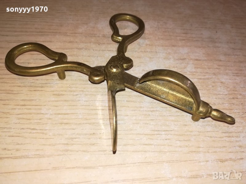 ретро колекция-мед/месинг-внос швеицария 14х6см, снимка 1