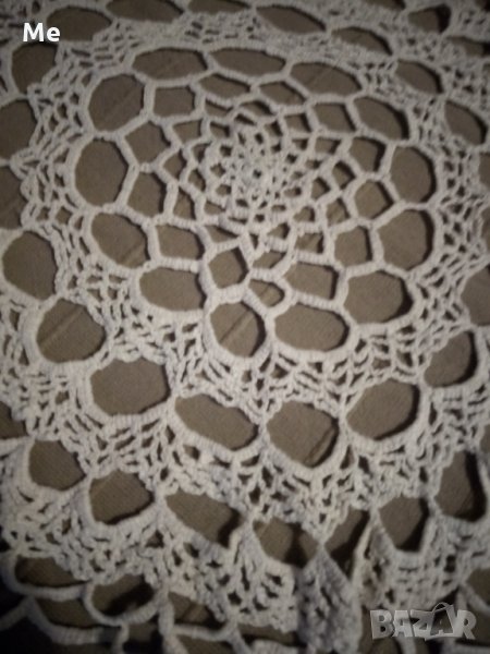 Плетена малка покривка декорация, снимка 1