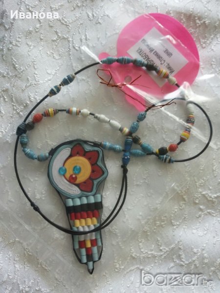 Ръчна изработка на бижута от хартия и квилинг  0.50лв лакирани са със декопажен лак, снимка 1