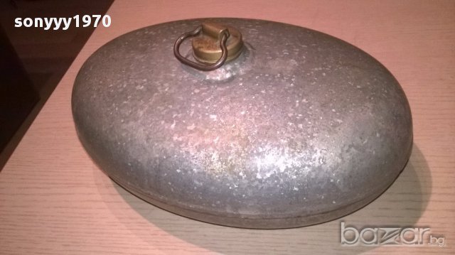 АНТИК-Ретро-плосък съд за съхранение на течности 29/20/13см, снимка 4 - Антикварни и старинни предмети - 14530538