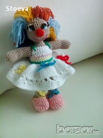 Кукла играчка Момиченце клоун, снимка 3 - Кукли - 14457550