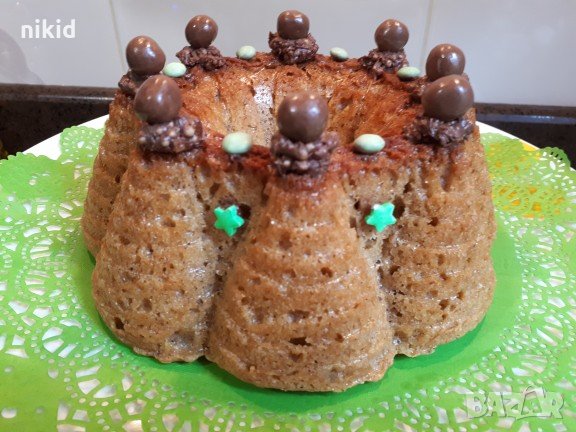 Слепени Скалички Борчета Елхи фунии сликонова форма тава за направа печене кекс торта сладкиш, снимка 2 - Форми - 21544511