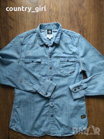 G-star Legion Slim Denim shirt wmn - страхотна дамска риза, снимка 2 - Ризи - 23765676