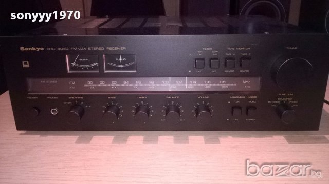 Sankyo src-4040 retro receiver-made in japan-280w-внос швеицария, снимка 4 - Ресийвъри, усилватели, смесителни пултове - 13166703