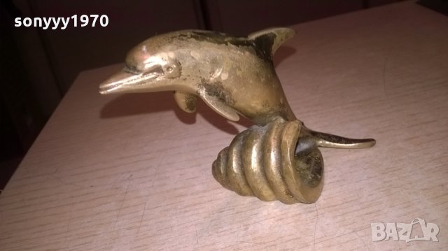 делфин-ретро колекция-внос испания-12х8х5см, снимка 3 - Колекции - 25242788